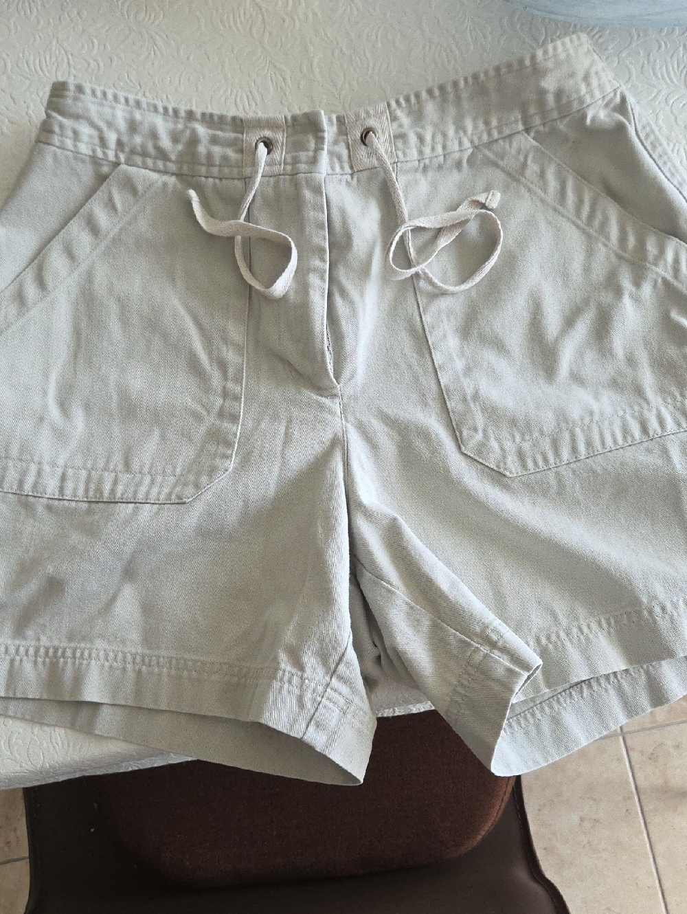 NWOT New York & Company Sand Colored Athletic Shorts